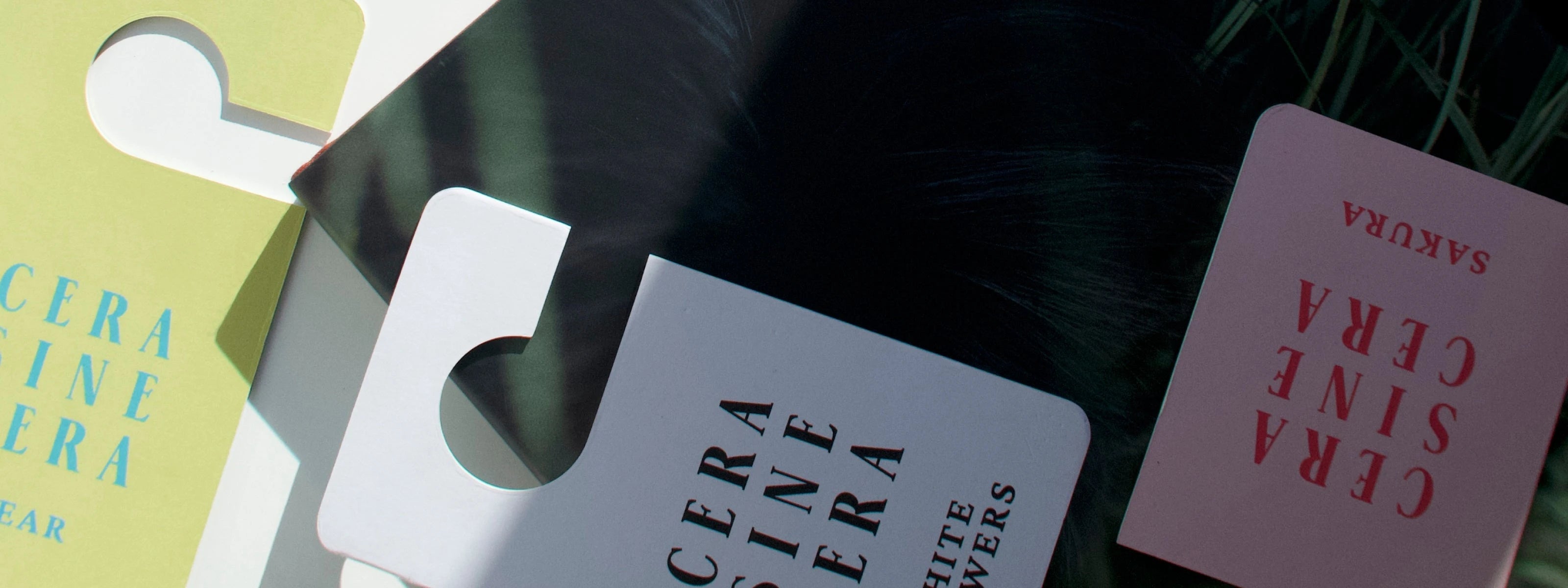 Fragrance tagsCera sine cera Fragrance tags.CeraSineCera