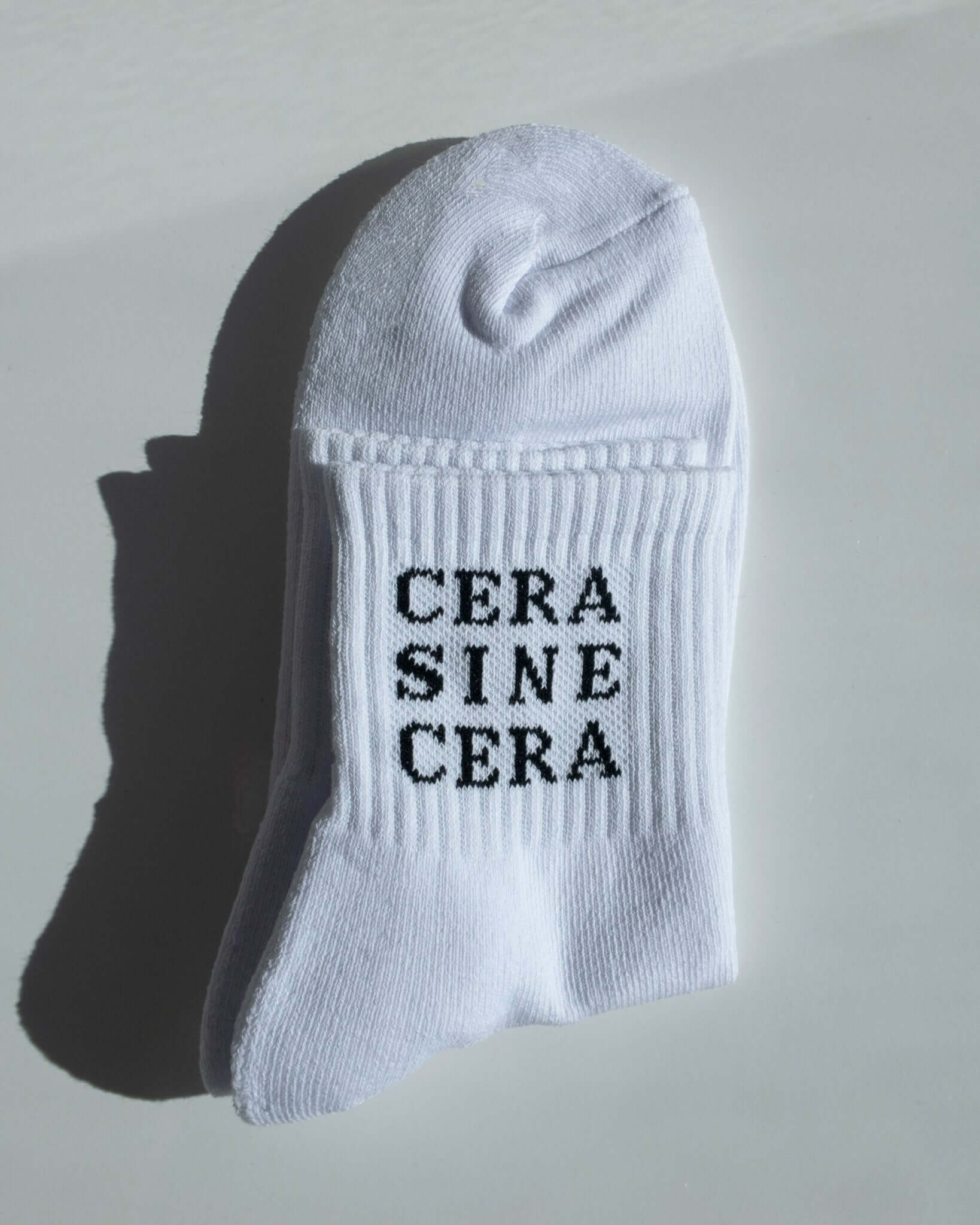 Cera Sine Cera Socks - Black/White - Cera Sine Cera