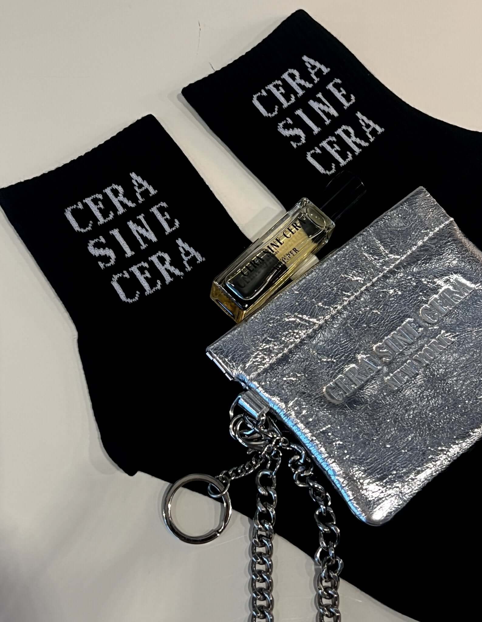 Cera Sine Cera Socks in Black and White - Comfortable and stylish, perfect for everyday wear. Part of our accessory collection.