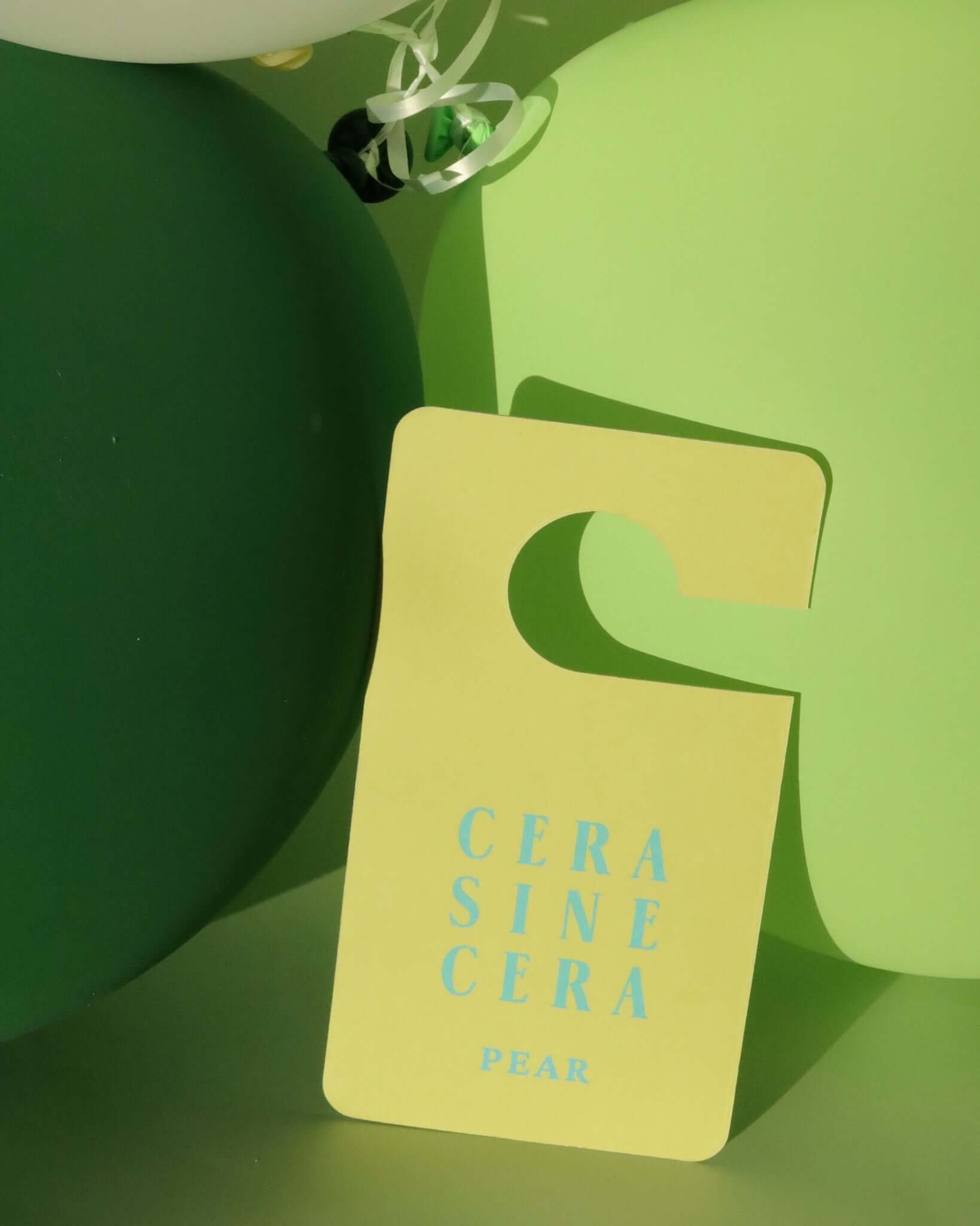 Pear Fragrance Tag - Cera Sine Cera