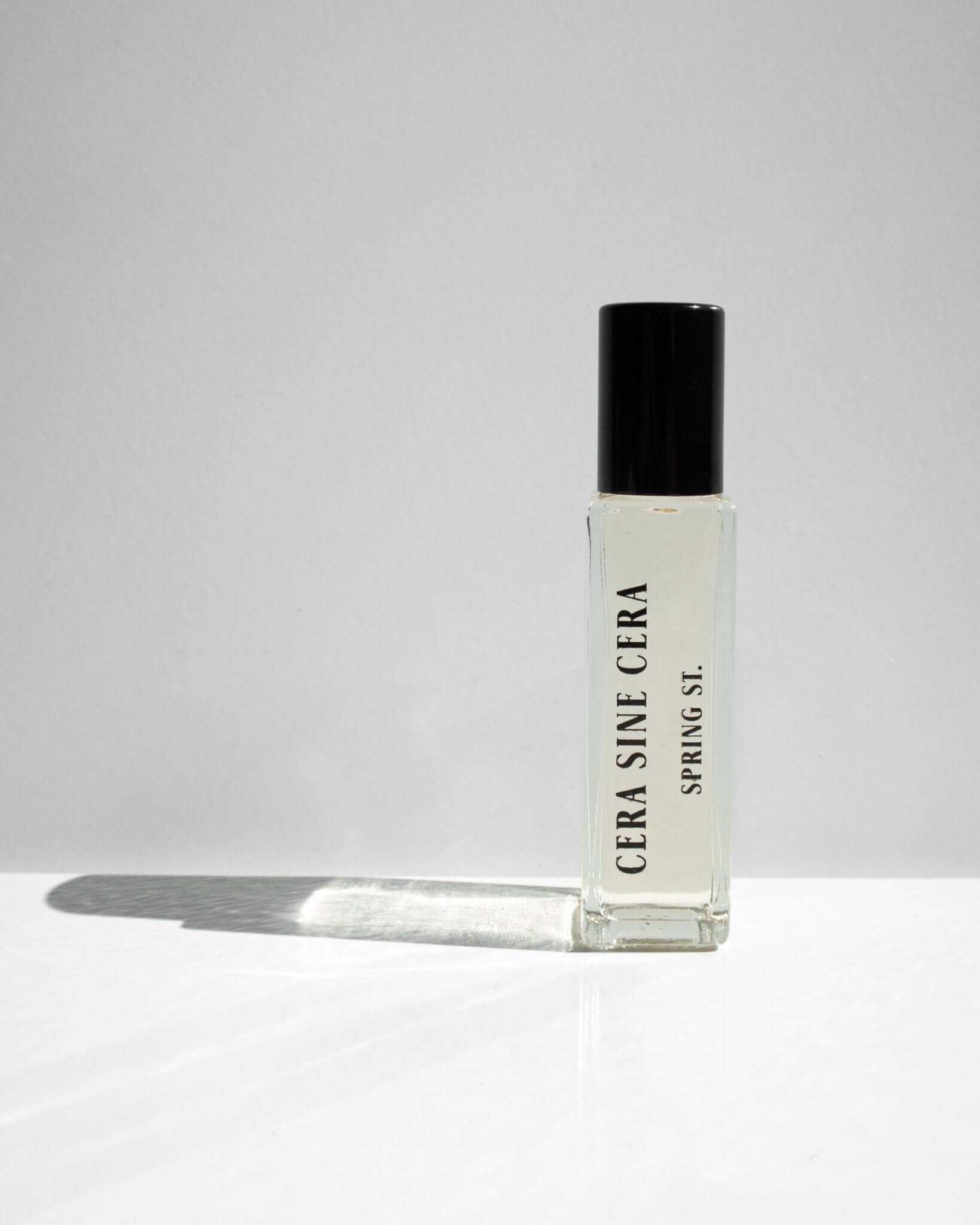 Spring St. Perfume Oil - 10ml - CeraSineCera. Cera Sine Cera offer 13 distinct fragrances comprised of perfume oil, sculpted candles and fragrance tags. Crafted with non-alcoholic, non-toxic, vegan, and cruelty-free perfume oils, our products are made in