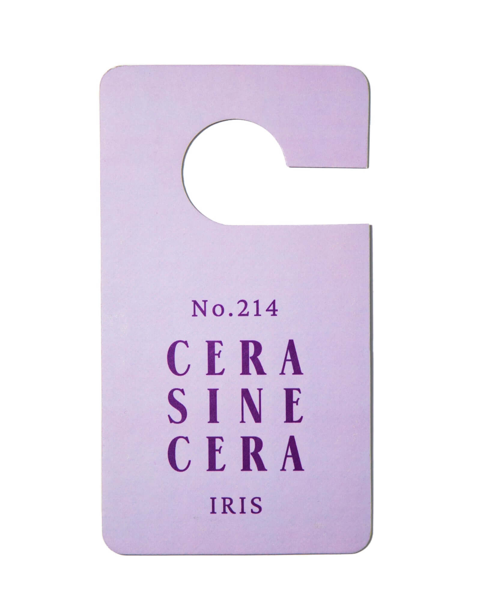 Indulge in luxury with our No.214 Fragrance Tag. This exquisite tag exudes the captivating scent of Iris, adding a touch of elegance to any space. Simply hang it or place it anywhere for the alluring fragrance. Elevate your sensory experience with our Fra