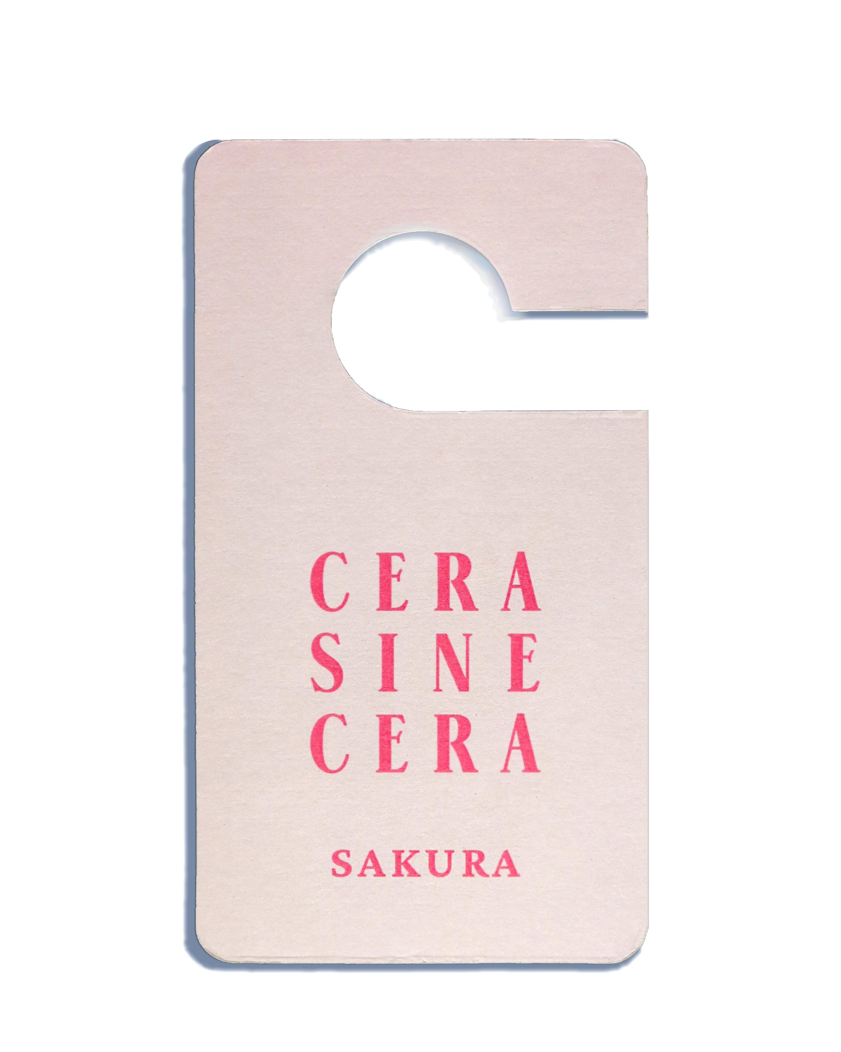 Sakura Fragrance Tag - Cera Sine Cera