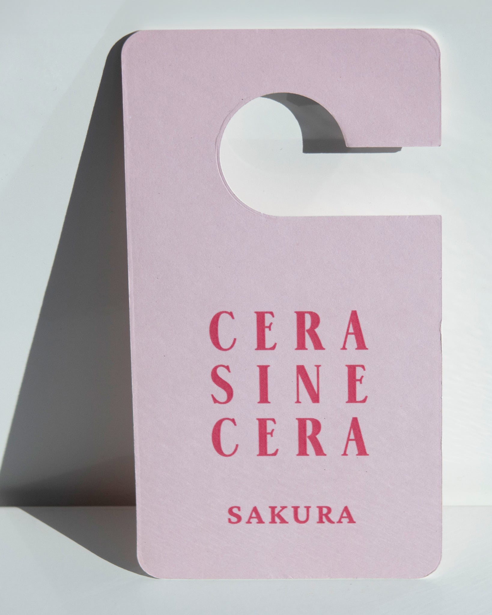 Sakura Fragrance Tag - Cera Sine Cera