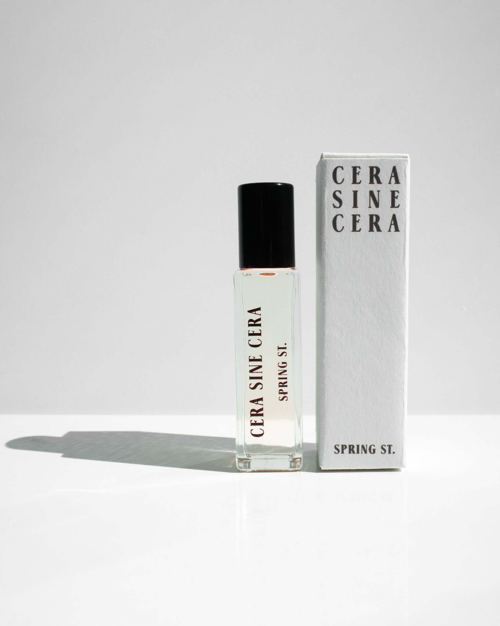 Spring St. Perfume Oil - 10ml - CeraSineCera. Cera Sine Cera offer 13 distinct fragrances comprised of perfume oil, sculpted candles and fragrance tags. Crafted with non-alcoholic, non-toxic, vegan, and cruelty-free perfume oils, our products are made in 