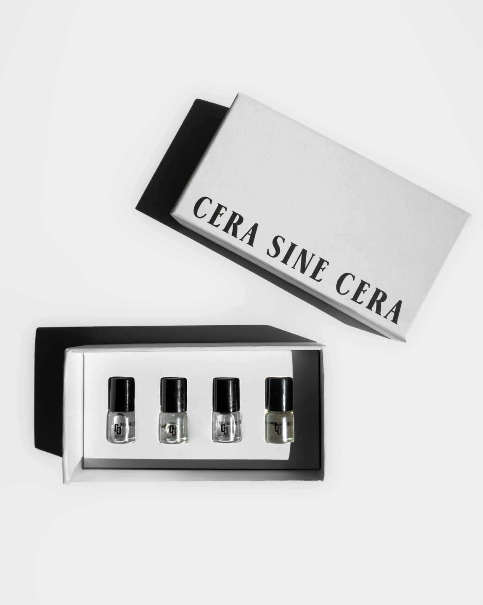 The Dreaming Sample Kit - Include four 2ml Roll-on bottles of Cera Sine Cera new collection perfumes. NON-ALCOHOLIC/VEGAN/NON-TOXIC/CRUELTY-FREE