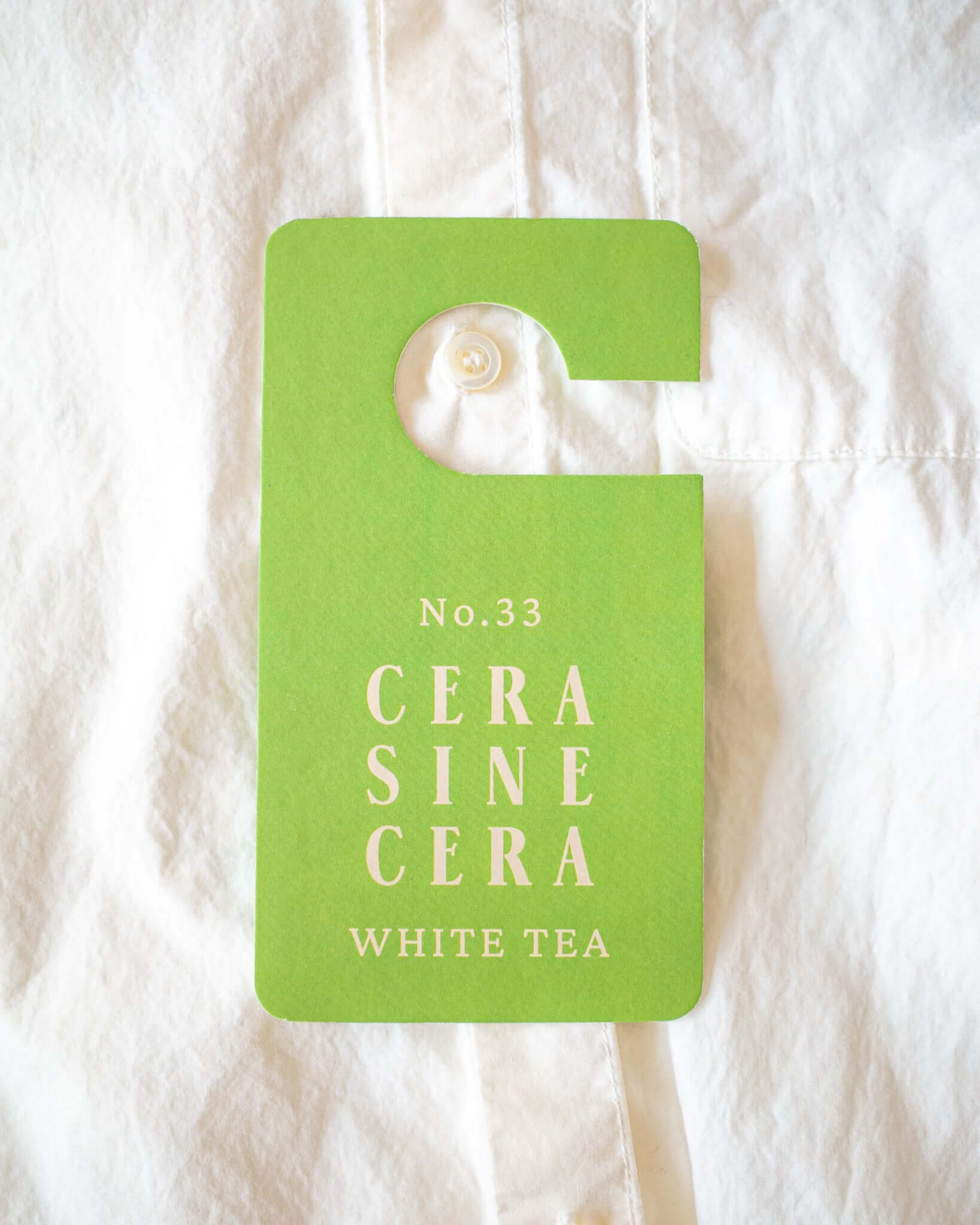 Savoring white tea on a fresh, clean, and serene mountain morning. Rose, patchouli, and white tea.CeraSineCera